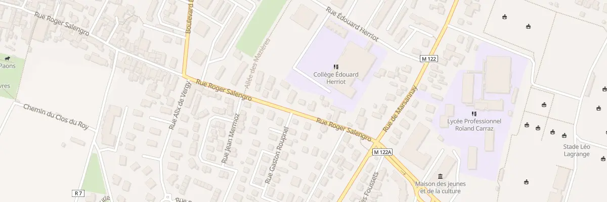 Plan du 49 Rue Roger Salengro à Chenôve