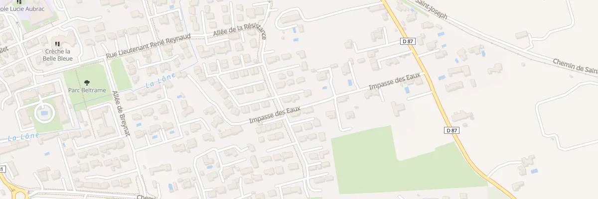 Plan du 301B All de la Résistance à Monteux