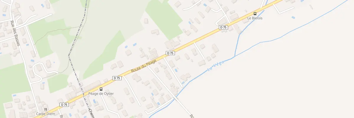 Plan du 5007 Le Peage à Oytier-Saint-Oblas