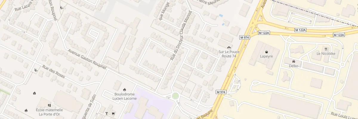 Plan du 26 Rue Docteur Claude Monod à Marsannay-la-Côte
