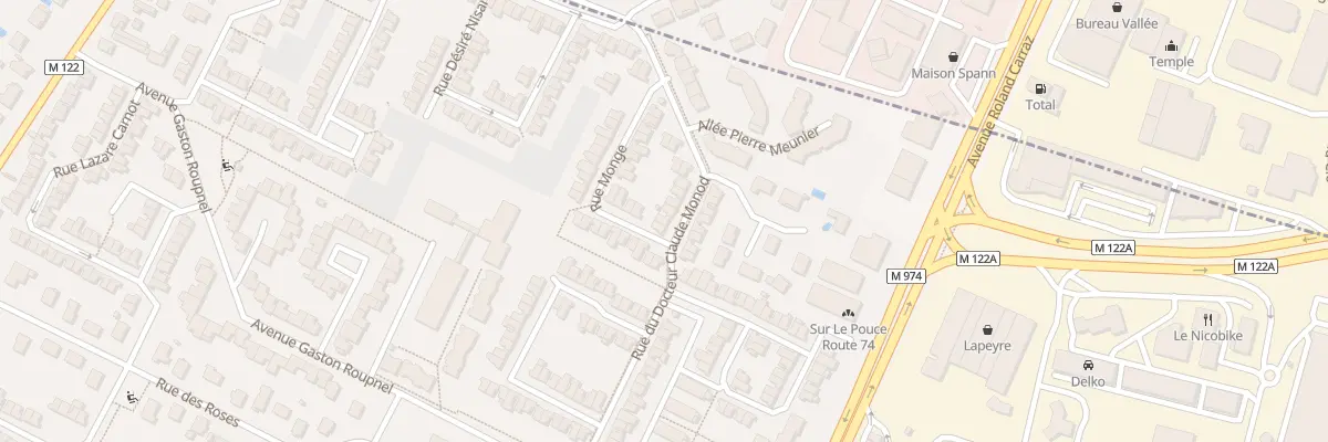 Plan du 13 Rue Docteur Claude Monod à Marsannay-la-Côte
