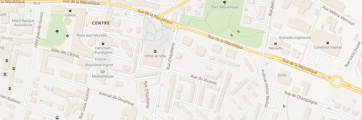 Plan du 2 Rue de l’Ardèche à Meyzieu