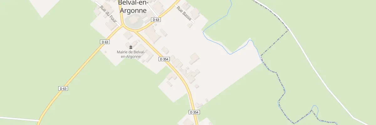 Plan du 5039 Le Village à Belval-en-Argonne