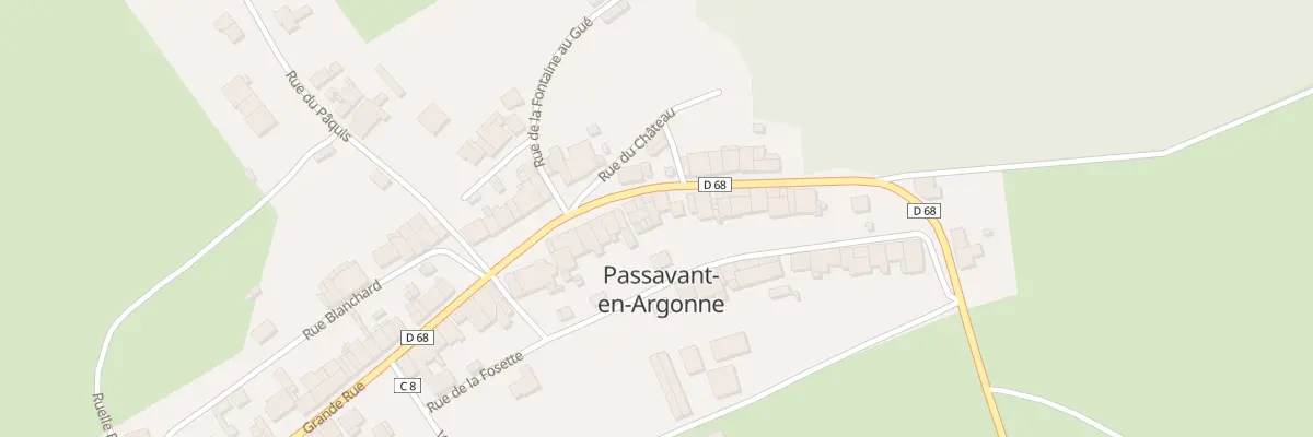 Plan du 16 Rue des Mobiles à Passavant-en-Argonne