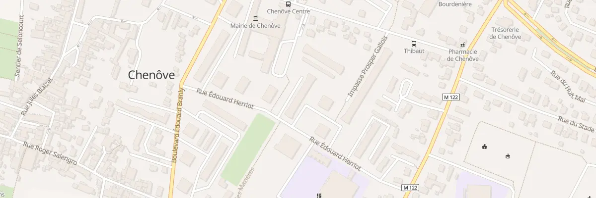 Plan du 9 Rue Edouard Herriot à Chenôve