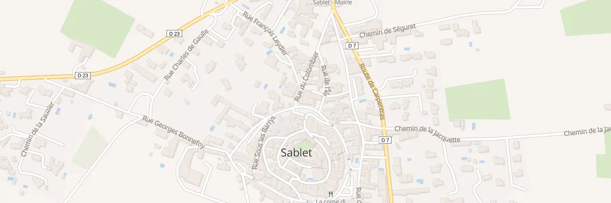 Plan du 35 Bd des Remparts à Sablet