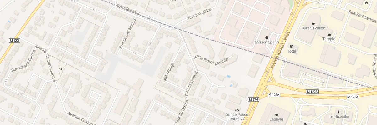 Plan du 27 Rue Docteur Claude Monod à Marsannay-la-Côte