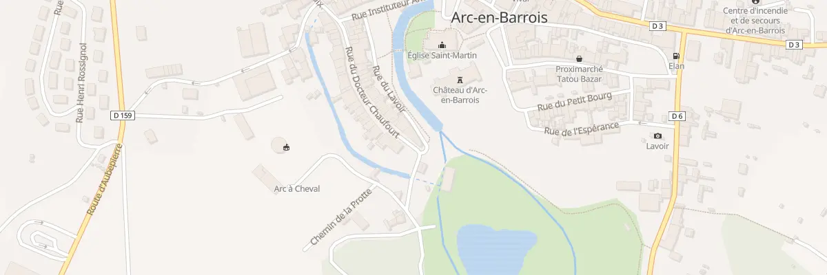 Plan du 33 Rue du Docteur Chaufourt à Arc-en-Barrois