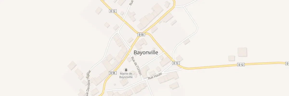 Plan du 10 Gr Grande Rue à Bayonville