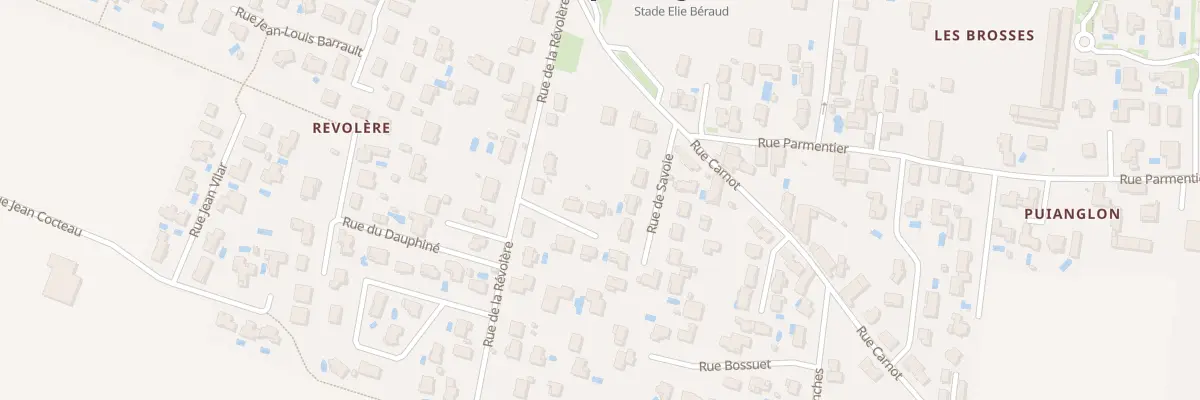 Plan du 3 Rue du Vercors à Genas