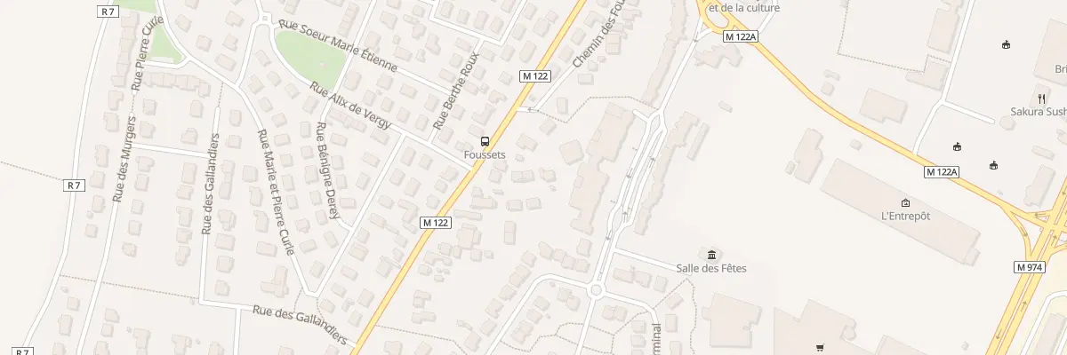 Plan du 61B Rue de Marsannay à Chenôve