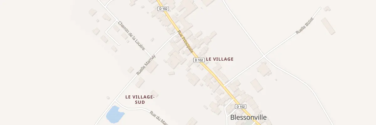 Plan du 20 Rue Principale à Blessonville