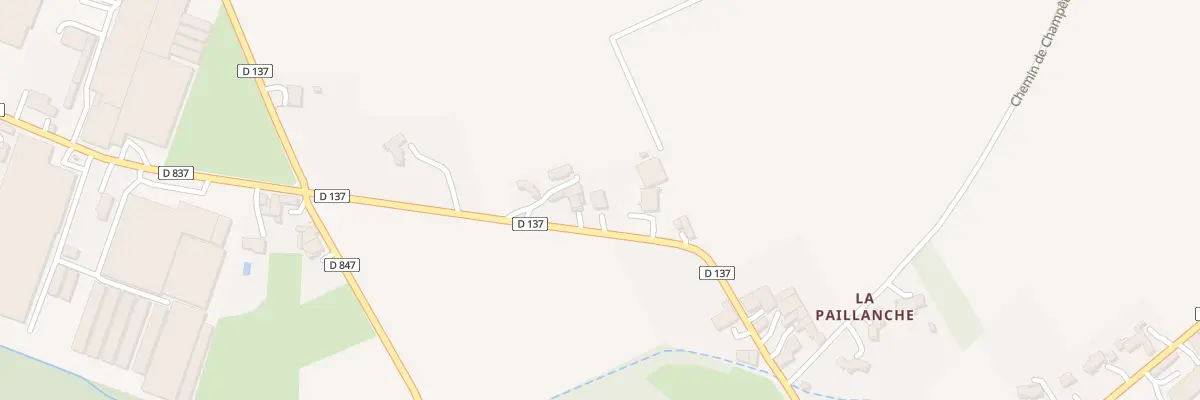 Plan du 440 Rte de la Paillanche à Manthes