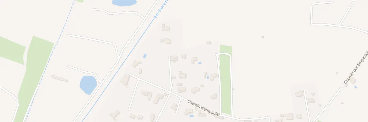 Plan du 386 Empaulet à Aubignan