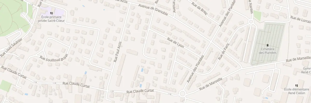Plan du 57 Rue Champollion à Meyzieu