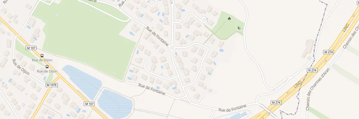 Plan du 45 Rue de Fontaine à Daix