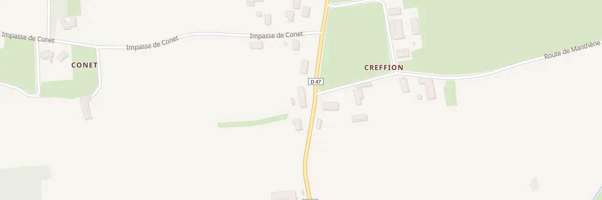 Plan du 585 Rte de Dommartin à Saint-Genis-sur-Menthon