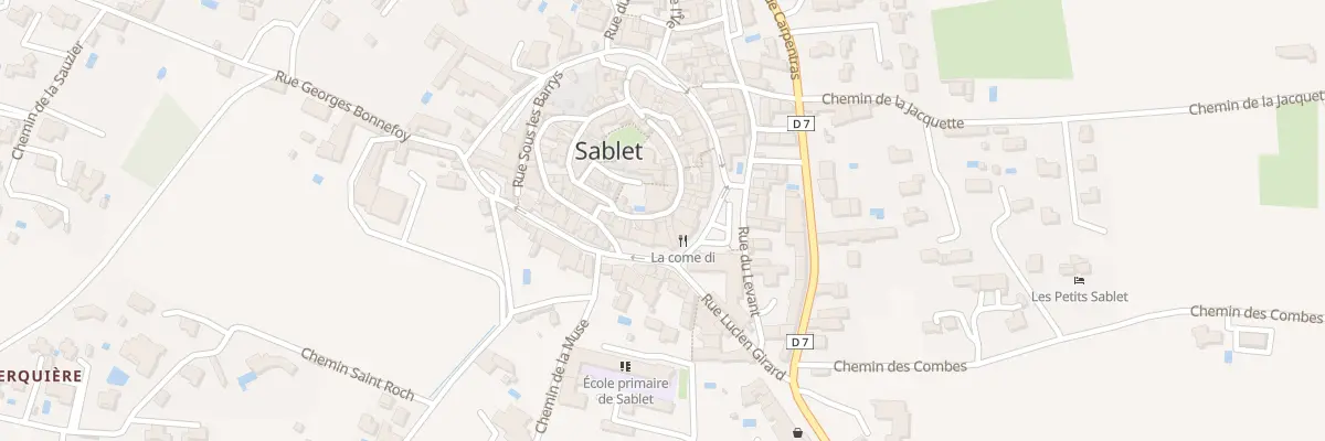 Plan du 35 Gr Grande Rue à Sablet