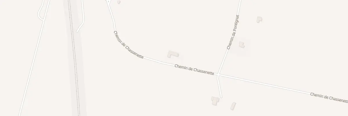 Plan du 1130 Che de Chassenette à Chabeuil