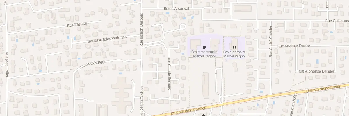 Plan du 13 Rue Claude Bernard à Meyzieu