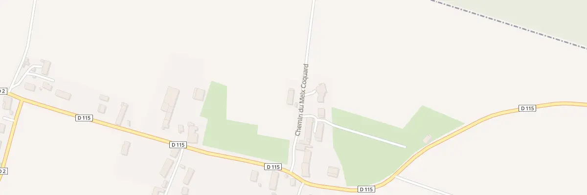 Plan du 11 Che du Meix Coquard à Villy-le-Moutier