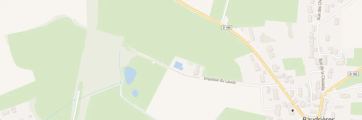 Plan du 8 Imp du Lavoir à Baudrières