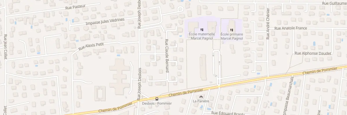 Plan du 21 Rue Claude Bernard à Meyzieu