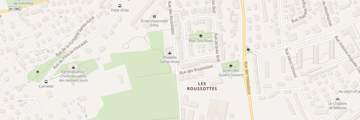 Plan du 23 Rue Georges Brassens à Dijon