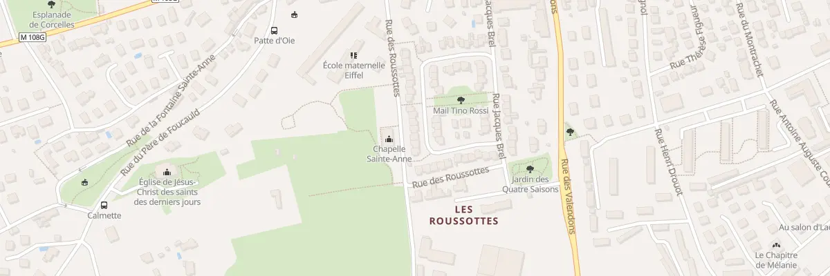 Plan du 27 Rue Georges Brassens à Dijon