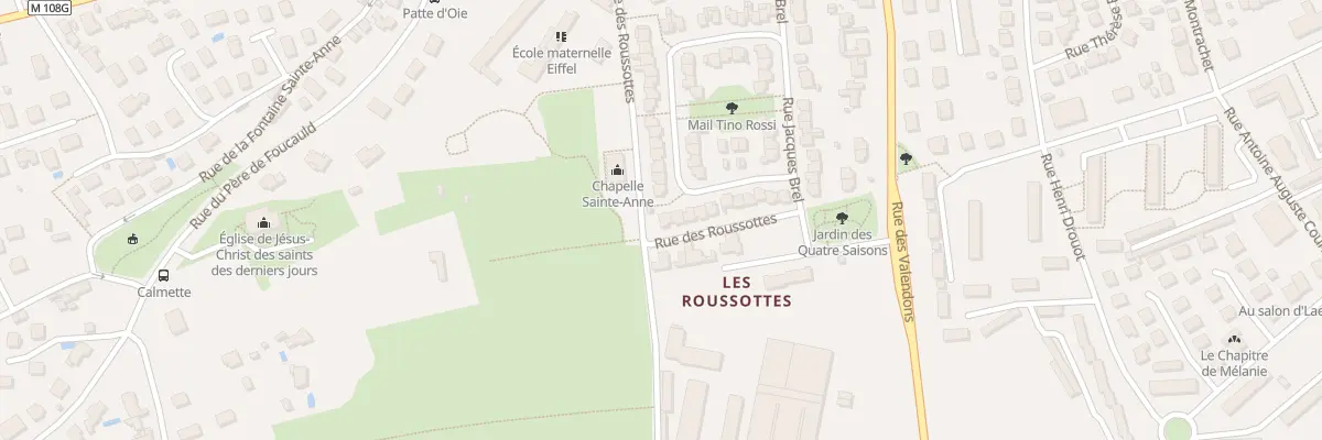 Plan du 21 Rue Georges Brassens à Dijon