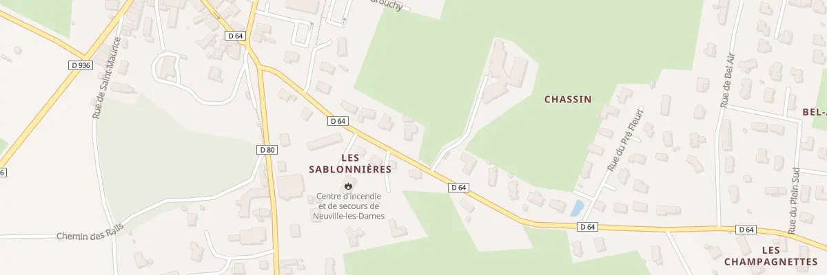 Plan du 229 Rue des Sablonnieres à Neuville-les-Dames
