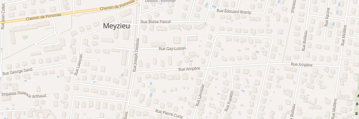 Plan du 11 Rue Ampère à Meyzieu