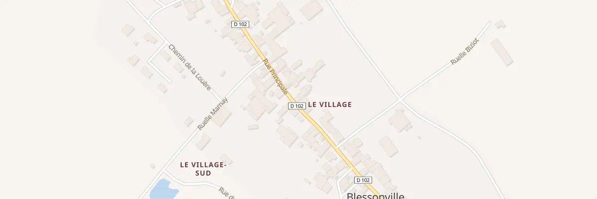 Plan du 23 Rue Principale à Blessonville