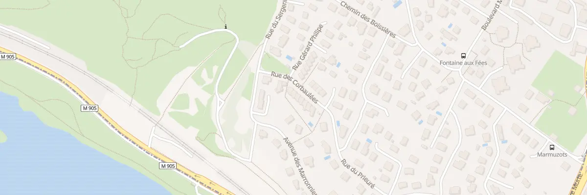 Plan du 4 Rue des Corbaulees à Talant