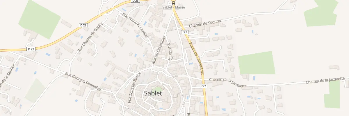 Plan du 3 Rue de l’Ile à Sablet