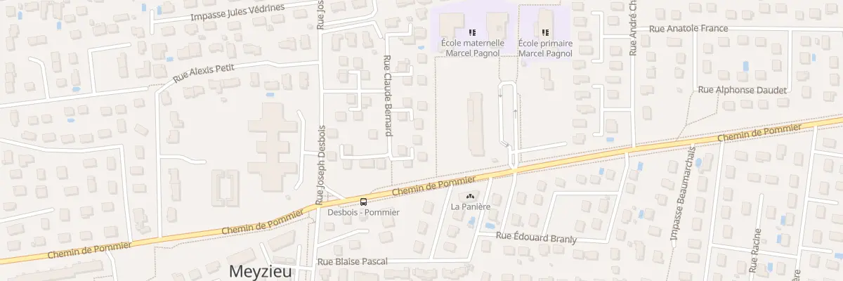 Plan du 31 Rue Claude Bernard à Meyzieu