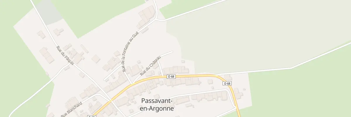 Plan du 13 Rue des Mobiles à Passavant-en-Argonne