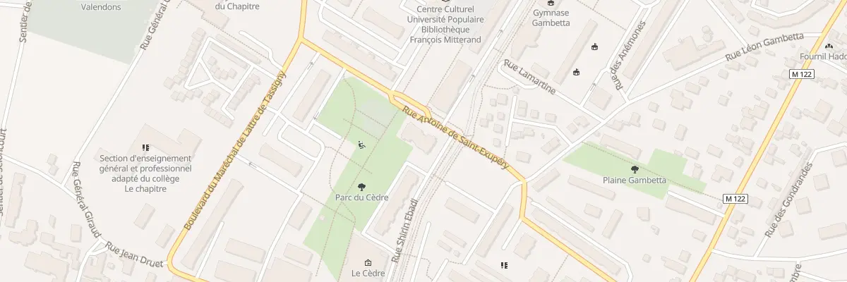 Plan du 18 Rue Antoine de St Exupery à Chenôve