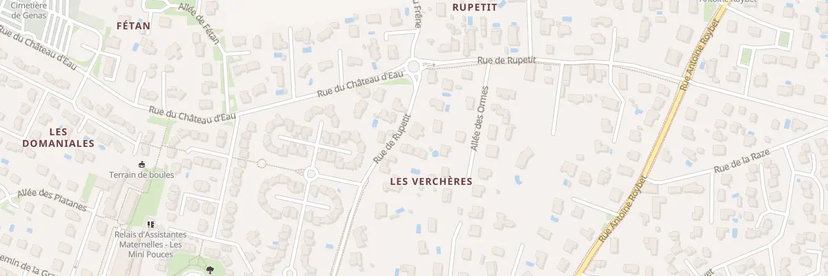 Plan du 12B Rue de Rupetit à Genas