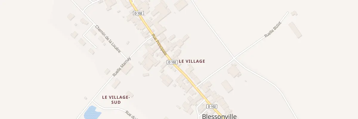 Plan du 25 Rue Principale à Blessonville