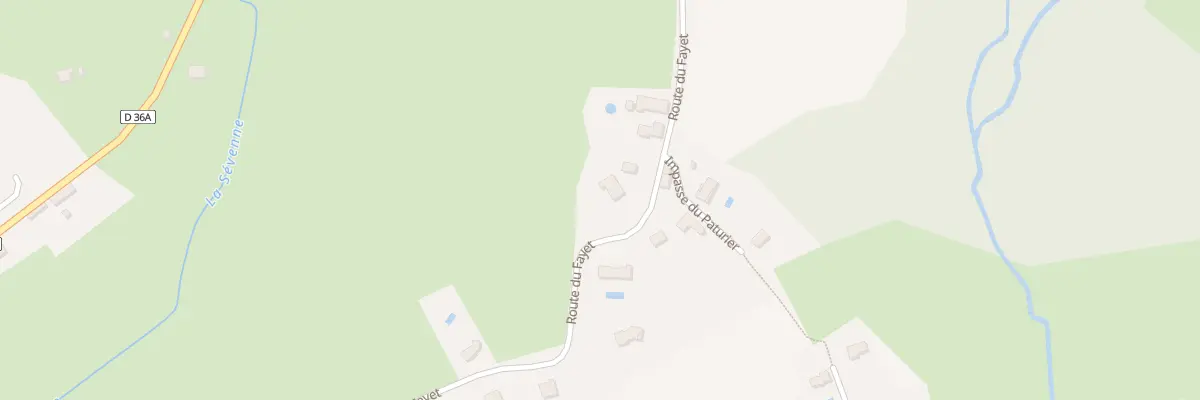 Plan du 735 Rte du Fayet à Saint-Just-Chaleyssin