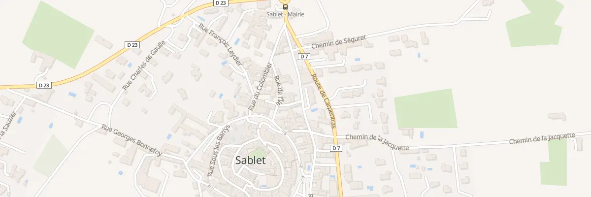 Plan du 5 Rue Fortune Bernard à Sablet