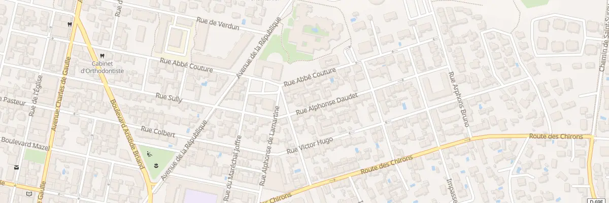 Plan du 1T Rue Alphonse Daudet à Miramas