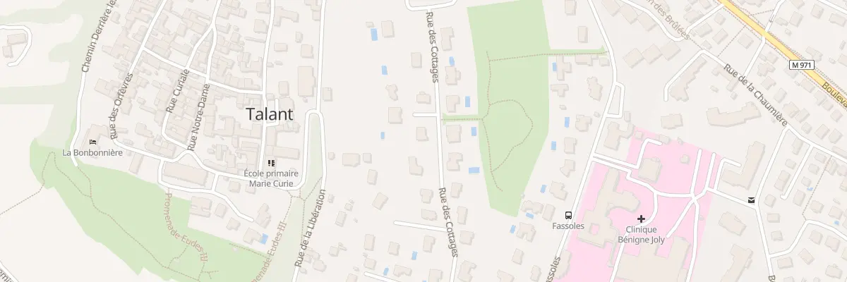 Plan du 19 Rue des Cottages à Talant