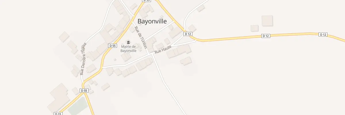 Plan du 16 Rue Haute à Bayonville