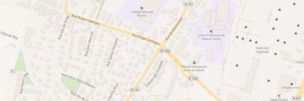 Plan du 54 Rue de Marsannay à Montoillot