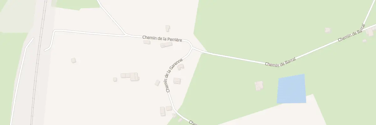 Plan du 940 Che de la Garenne à Primarette