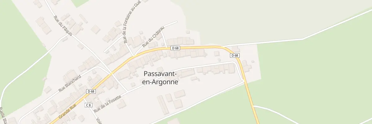 Plan du 28 Rue des Mobiles à Passavant-en-Argonne