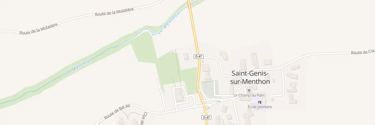 Plan du 119 Rte de Dommartin à Saint-Genis-sur-Menthon