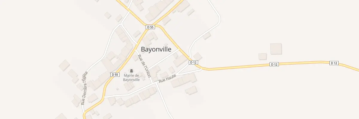 Plan du 7 Rue Haute à Bayonville